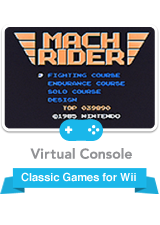 Front Cover for Mach Rider (Wii)
