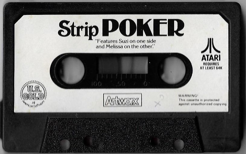 Media for Strip Poker: A Sizzling Game of Chance (Atari 8-bit)