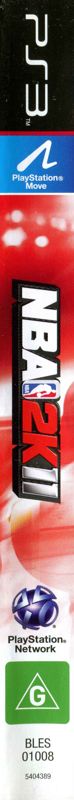 Spine/Sides for NBA 2K11 (PlayStation 3)