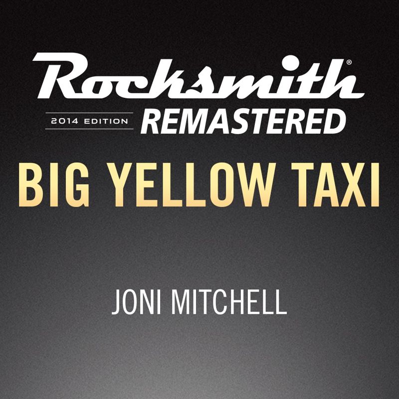 Front Cover for Rocksmith 2014 Edition: Remastered - Joni Mitchell: Big Yellow Taxi (PlayStation 3 and PlayStation 4) (download release)