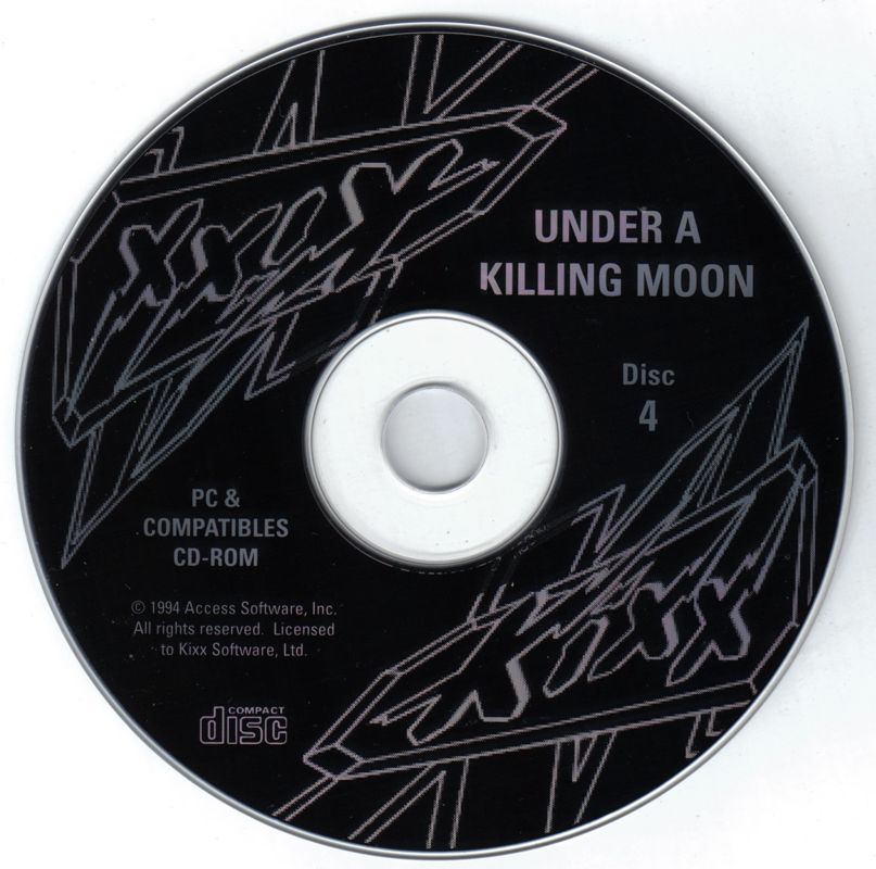 Media for Under a Killing Moon (DOS) (XL Kixx Release): Disc 4/4