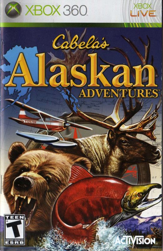 Manual for Cabela's Alaskan Adventures (Xbox 360): Front