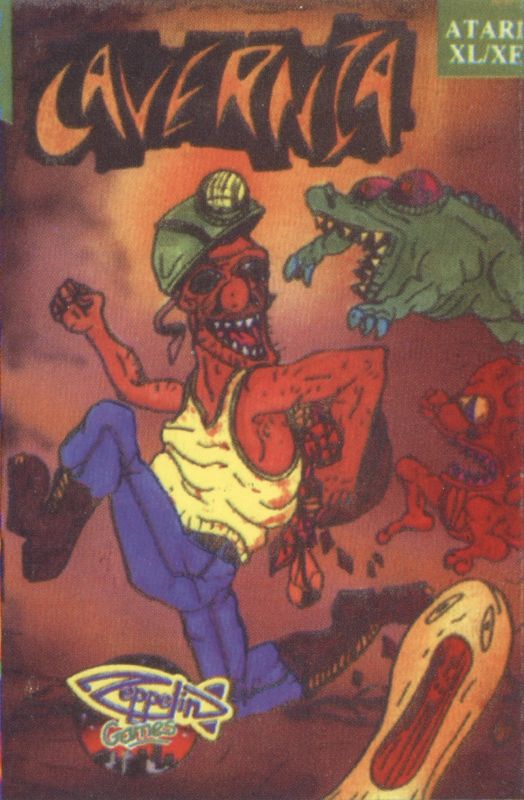 Front Cover for Cavernia (Atari 8-bit)