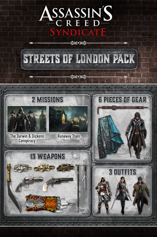 Front Cover for Assassin's Creed: Syndicate - Streets of London Pack (Xbox One) (download release)