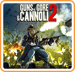 Front Cover for Guns, Gore & Cannoli 2 (Nintendo Switch) (download release): 1st version
