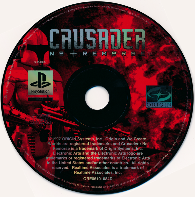 Media for Crusader: No Remorse (PlayStation)