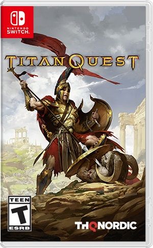 Front Cover for Titan Quest: Anniversary Edition (Nintendo Switch) (download release): 1st version