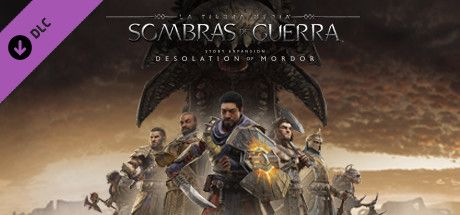Front Cover for Middle-earth: Shadow of War - Desolation of Mordor (Windows) (Steam release): Spanish version