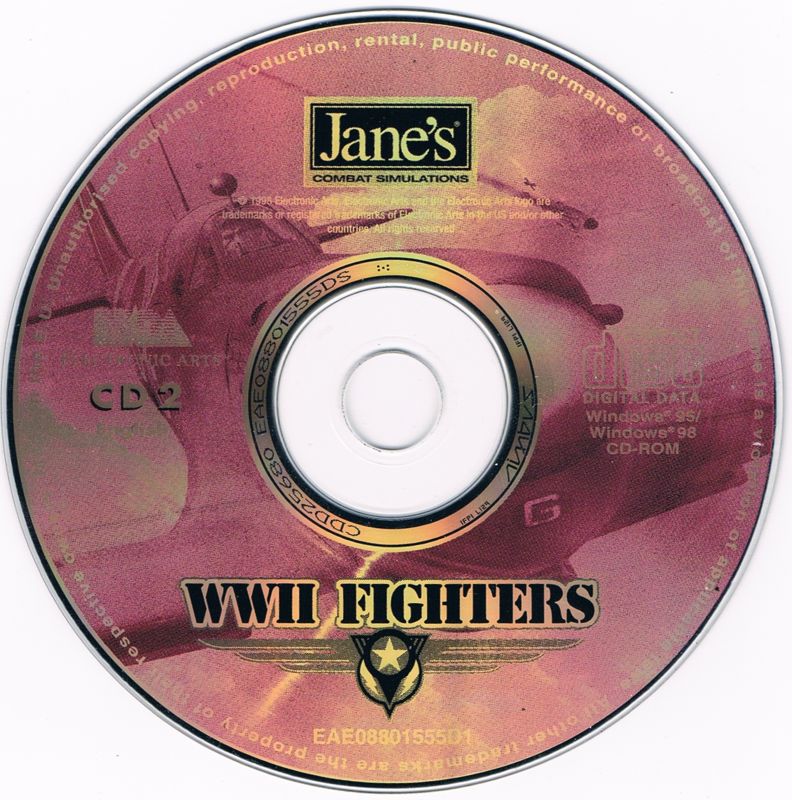 Media for Jane's Combat Simulations: WWII Fighters (Windows): Disc 2
