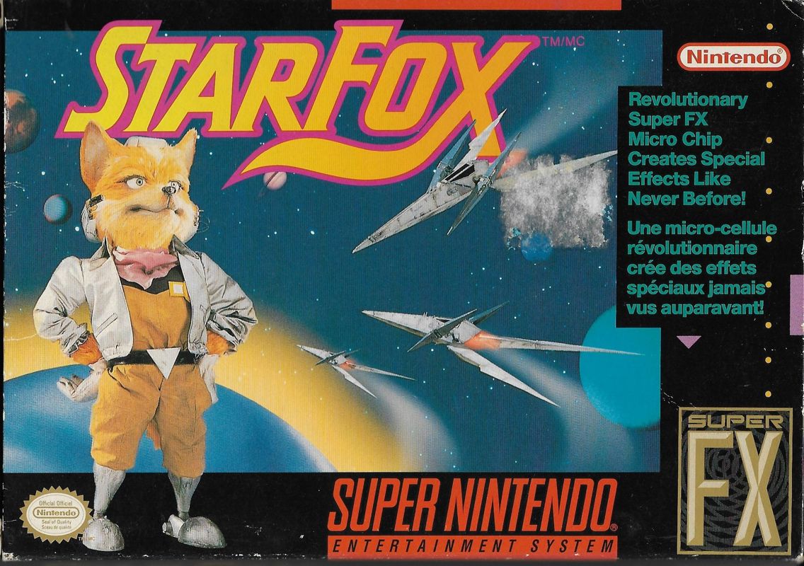 Front Cover for Star Fox (SNES)
