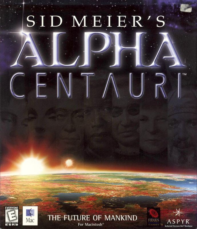 Front Cover for Sid Meier's Alpha Centauri (Macintosh)