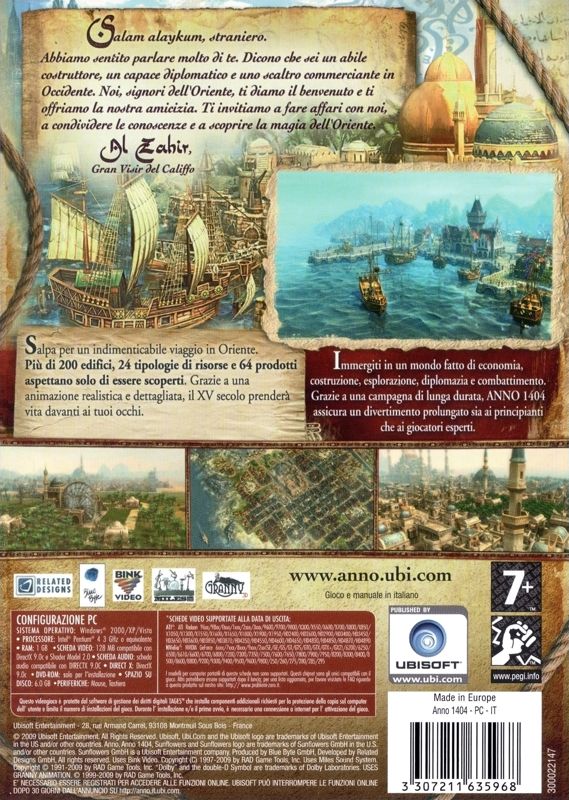 Back Cover for Dawn of Discovery (Windows)