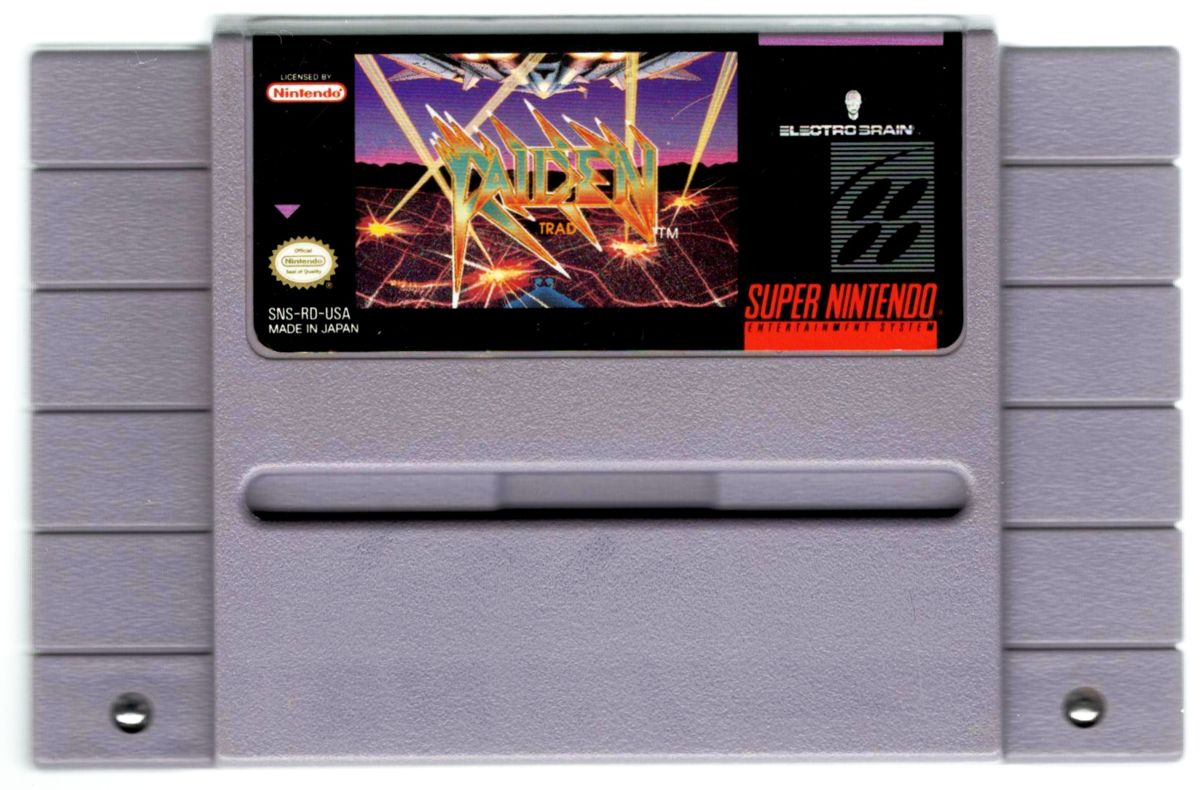 Media for Raiden (SNES)