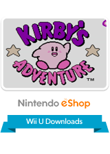 Front Cover for Kirby's Adventure (Wii U)
