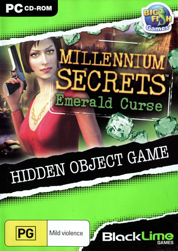 Front Cover for Millennium Secrets: Emerald Curse (Windows) (Blacklime Games release)