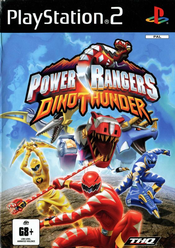 Front Cover for Power Rangers: Dino Thunder (PlayStation 2)