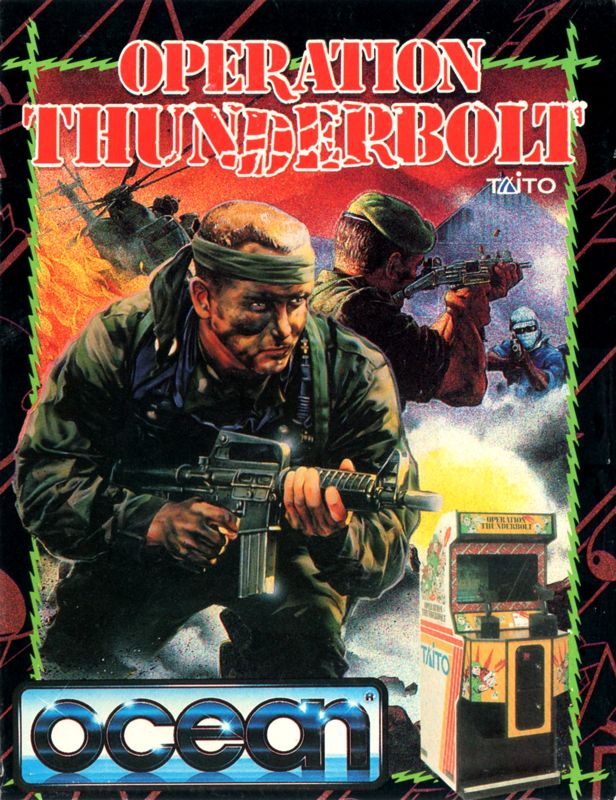 Front Cover for Operation Thunderbolt (Amstrad CPC)