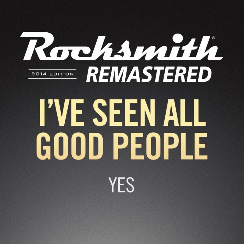 Front Cover for Rocksmith: All-new 2014 Edition - Yes: I've Seen All Good People (PlayStation 3 and PlayStation 4) (download release)