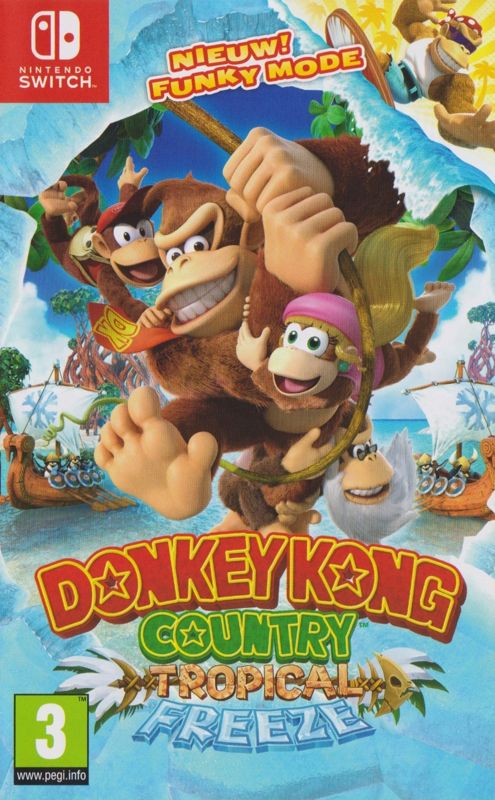 Front Cover for Donkey Kong Country: Tropical Freeze (Nintendo Switch)