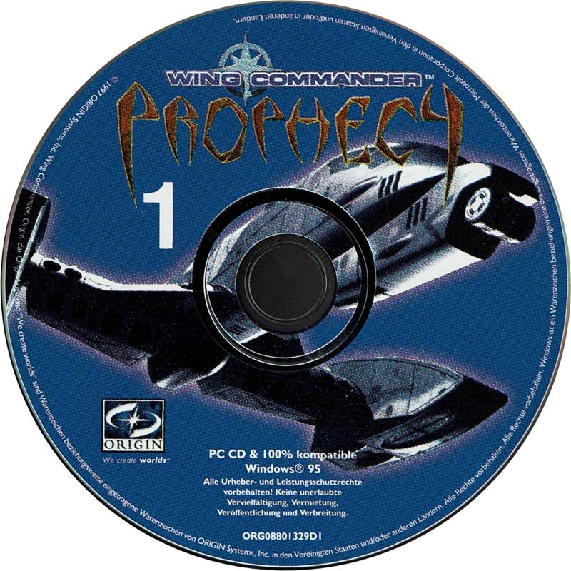 Media for Wing Commander: Prophecy (Windows) (CD-ROM Classics release): Disc 1