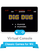 Front Cover for Dig Dug (Wii)