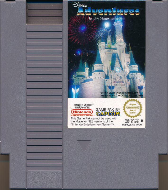 Media for Disney Adventures in the Magic Kingdom (NES)