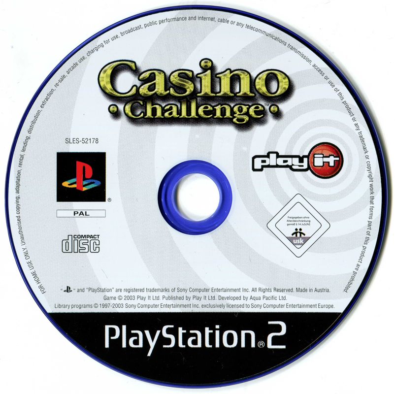 Media for Casino Challenge (PlayStation 2)