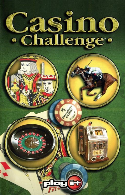 Manual for Casino Challenge (PlayStation 2): Front