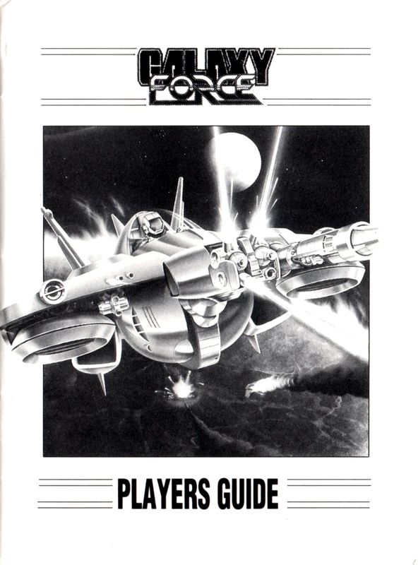 Manual for Galaxy Force II (Amstrad CPC)