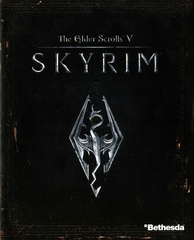 Manual for The Elder Scrolls V: Skyrim (PlayStation 3): Front