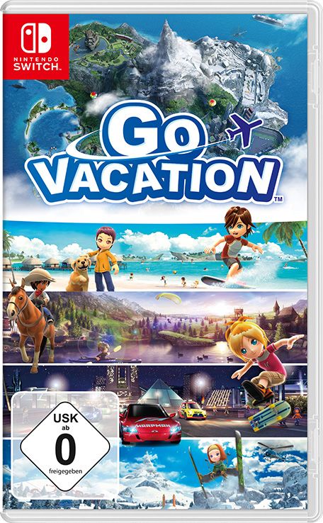 Front Cover for Go Vacation (Nintendo Switch) (download release)