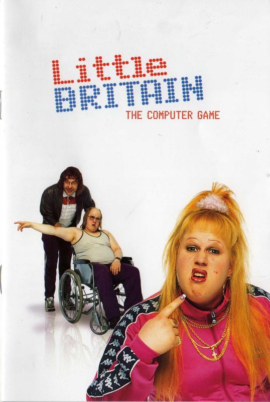 Manual for Little Britain: The Video Game (Windows) (European English release): Front