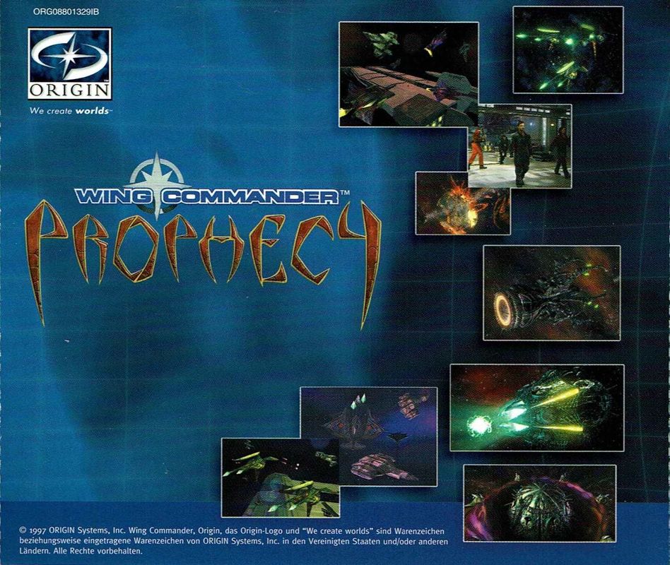 Other for Wing Commander: Prophecy (Windows) (CD-ROM Classics release): Jewel Case - Back