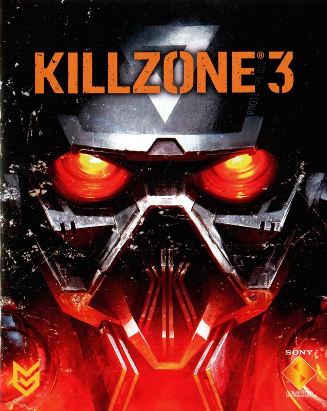 Manual for Killzone 3 (PlayStation 3): Front
