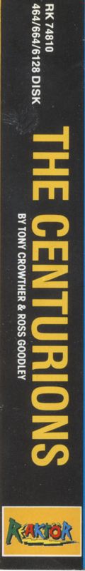 Spine/Sides for Centurions: Power X Treme (Amstrad CPC)