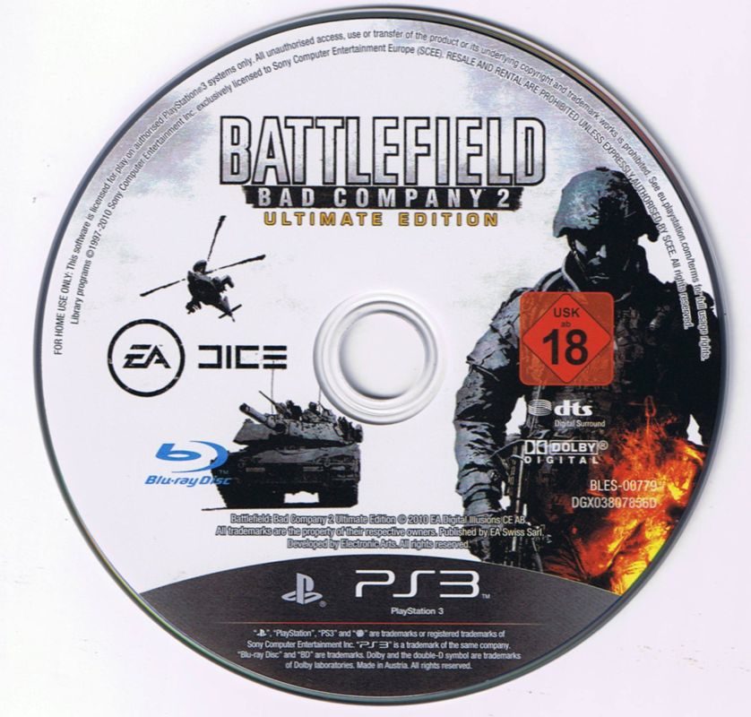 Media for Battlefield: Bad Company 2 - Ultimate Edition (PlayStation 3)