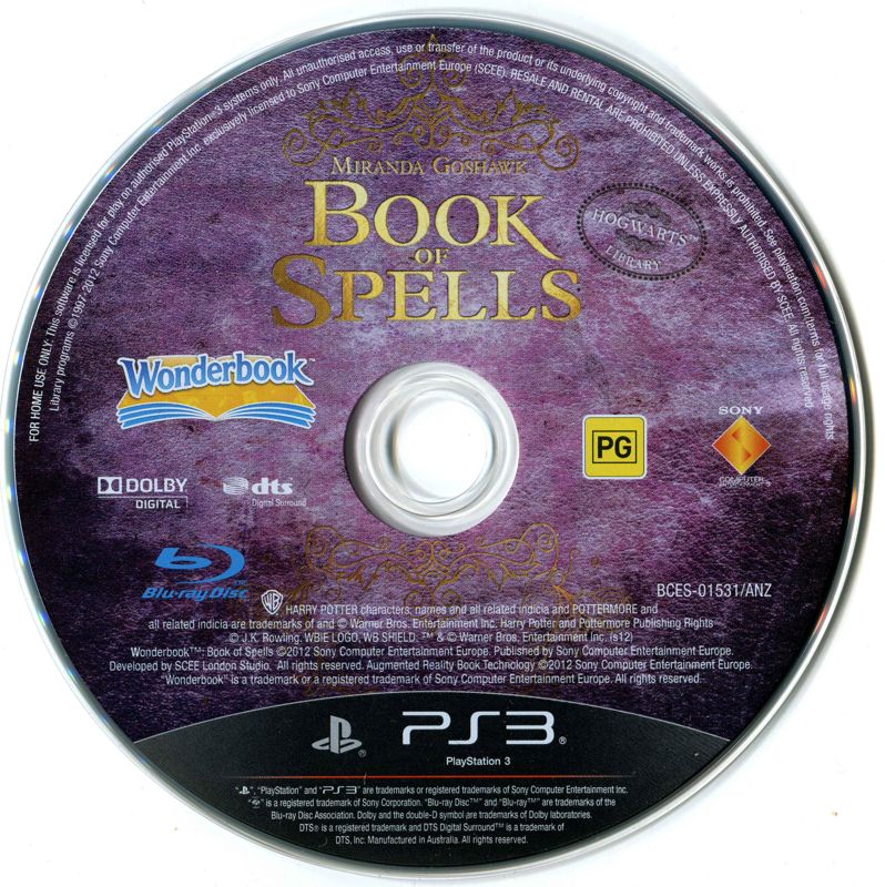 Media for Wonderbook: Book of Spells (PlayStation 3) (Bundled with book)