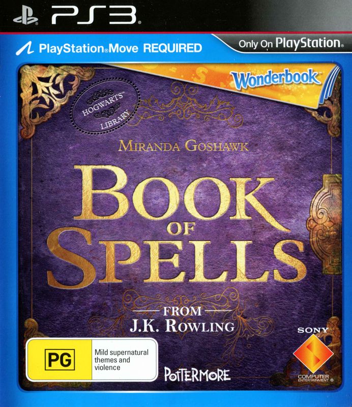 Front Cover for Wonderbook: Book of Spells (PlayStation 3) (Bundled with book)
