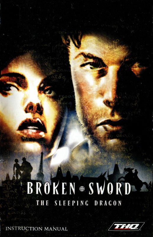 Manual for Broken Sword: The Sleeping Dragon (PlayStation 2): Front