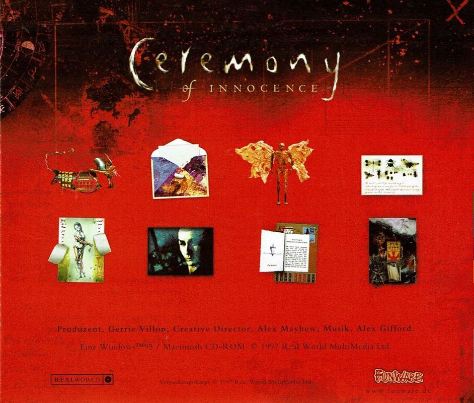 Other for Ceremony of Innocence (Macintosh and Windows): Jewel Case - Back
