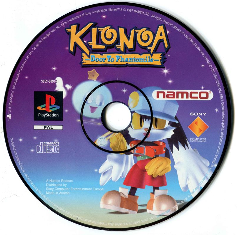 Media for Klonoa: Door to Phantomile (PlayStation)
