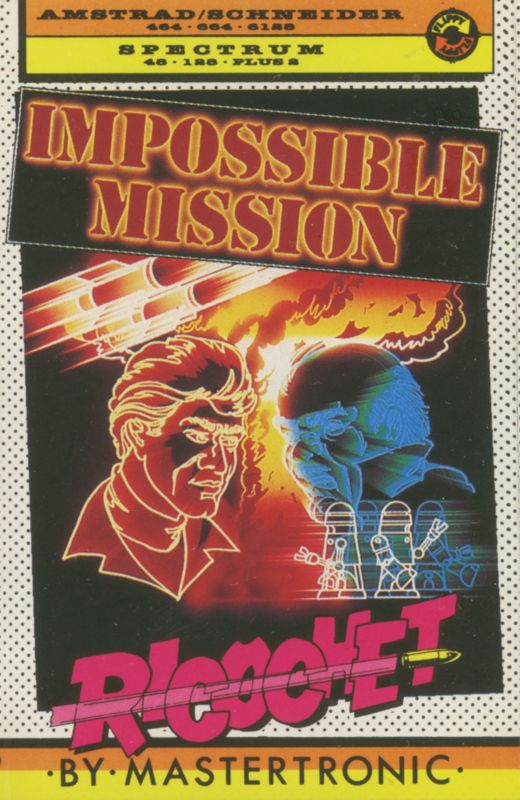 Front Cover for Impossible Mission (Amstrad CPC and ZX Spectrum) (Ricochet release)
