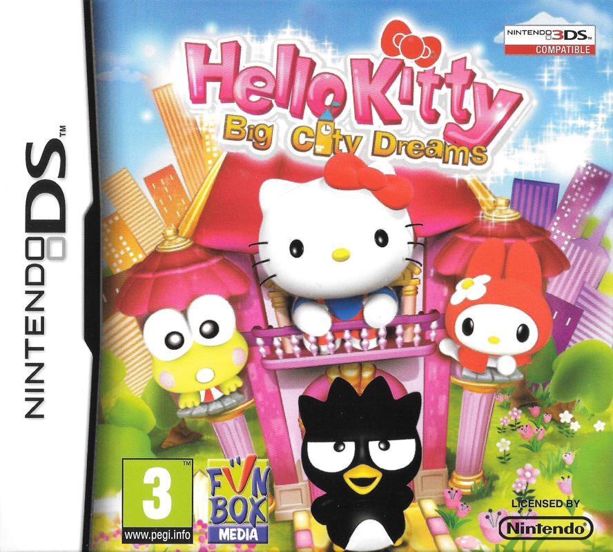Front Cover for Hello Kitty: Big City Dreams (Nintendo DS) (Funbox Media release)