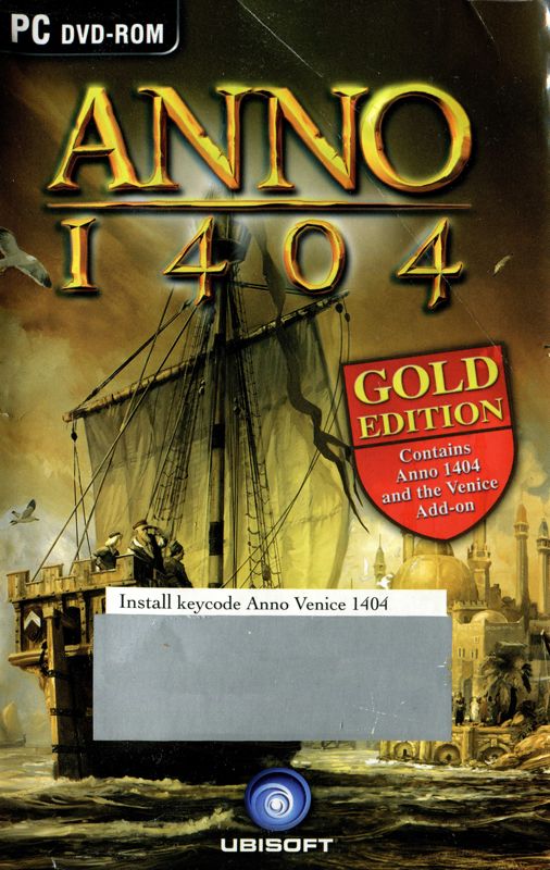 Manual for Anno 1404: Gold Edition (Windows): Front