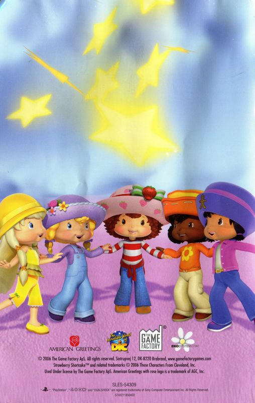 Strawberry Shortcake: The Sweet Dreams Game cover or packaging material ...