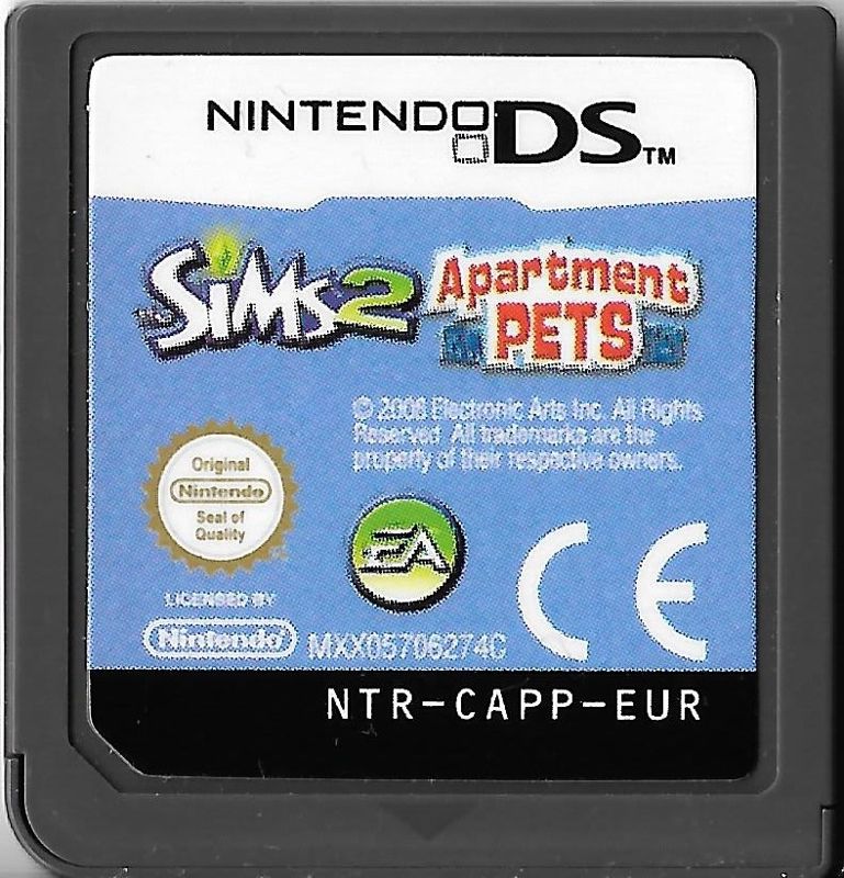 The Sims 2 Apartment Pets cover or packaging material MobyGames