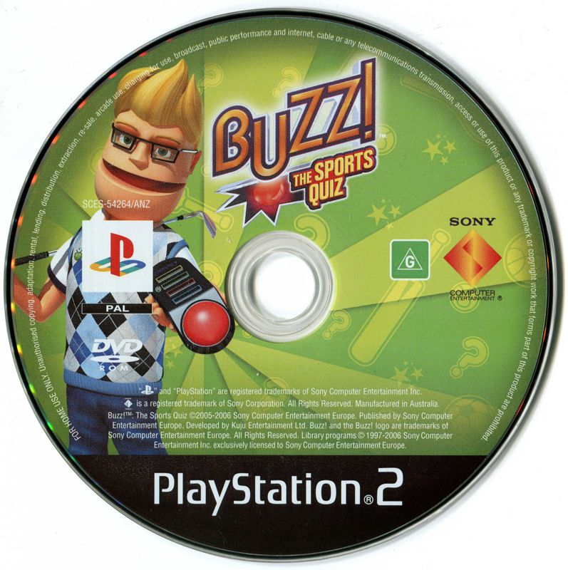 Media for Buzz! The BIG Quiz (PlayStation 2) (Bundled with controllers)
