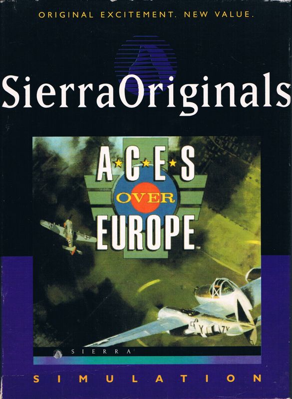 Front Cover for Aces Over Europe (DOS) (SierraOriginals release)
