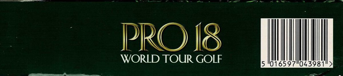 Spine/Sides for Pro 18 World Tour Golf (Windows): Bottom