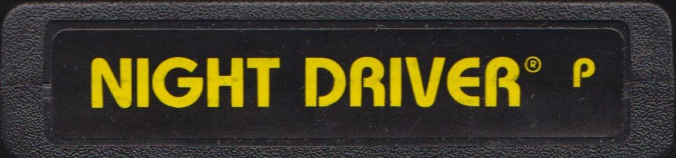 Media for Night Driver (Atari 2600): Cartridge Top